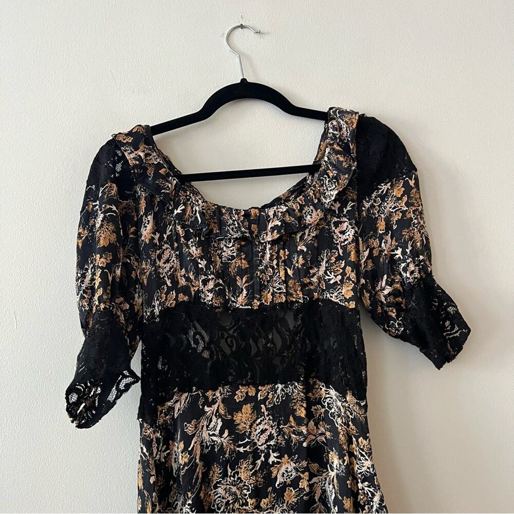 Free People Lucie Floral Lace Mini Dress - Picture 3 of 7